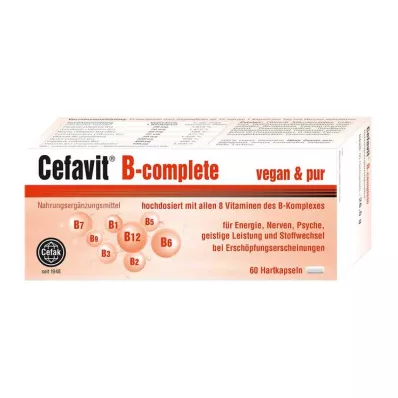CEFAVIT B-complete gélules, 60 gélules CEFAVIT B-complete gélules, 60 gélules