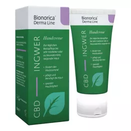 BIONORICA Derma Line gingembre-CBD Crème pour les mains, 50 ml
