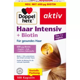 DOPPELHERZ Capsules Hair Intensive+Biotine, 100 capsules