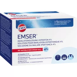 EMSER Solution pour inhalation hypertonique 4%, 20X5 ml