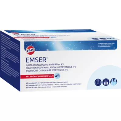 EMSER Solution pour inhalation hypertonique 4%, 60X5 ml