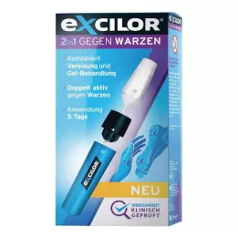 EXCILOR Pack combiné 2en1 contre les verrues, 1 P