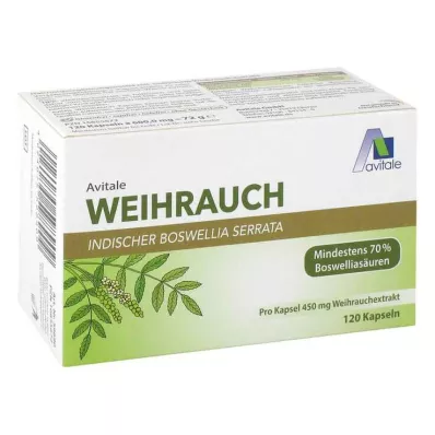 WEIHRAUCH Gélules de Boswellia Serrata, 450 mg, 120 gélules