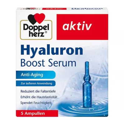 DOPPELHERZ Ampoules de sérum Hyaluron Boost, 5 pces