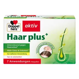 DOPPELHERZ Ampoules cheveux plus, 7 pces