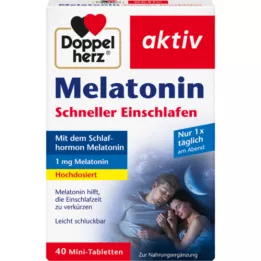 DOPPELHERZ Comprimés de mélatonine, 40 pc