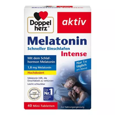 DOPPELHERZ Comprimés de mélatonine, 40 pc