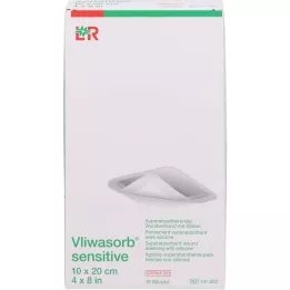 VLIWASORB Pansement sensitive 10x20 cm superabsorbant, 10 pces