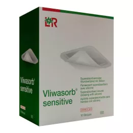 VLIWASORB Pansement sensitive 10x20 cm superabsorbant, 10 pces