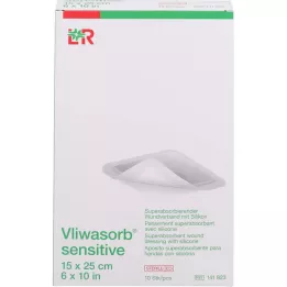 VLIWASORB Pansement sensitive 15x25 cm superabsorbant, 10 pces