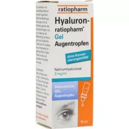 HYALURON-RATIOPHARM Gouttes oculaires en gel, 10 ml