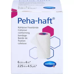 PEHA-HAFT Bande de fixation sans latex 6 cmx4 m OTC, 1 pc