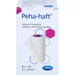 PEHA-HAFT Bande de fixation sans latex 8 cmx4 m OTC, 1 pc