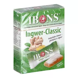 IBONS Boîte de bonbons à mâcher au gingembre, 60 g