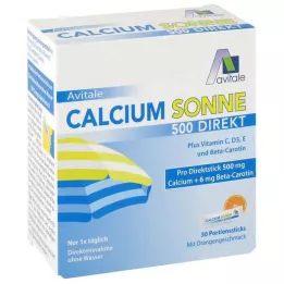 CALCIUM SONNE 500 Direkt Portions en bâtonnets, 30 pièces