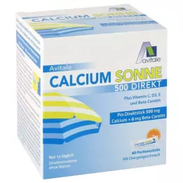 CALCIUM SONNE 500 Direkt Portions en sticks, 60 sticks