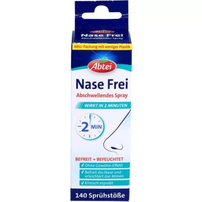 ABTEI Spray décongestionnant Nez Libre 2 min, 20 ml