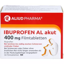 IBUPROFEN AL akut 400 mg Comprimés pelliculés, 50 pc