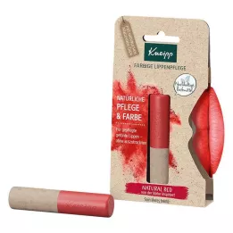 KNEIPP Soin des lèvres coloré natural red, 3,5 g