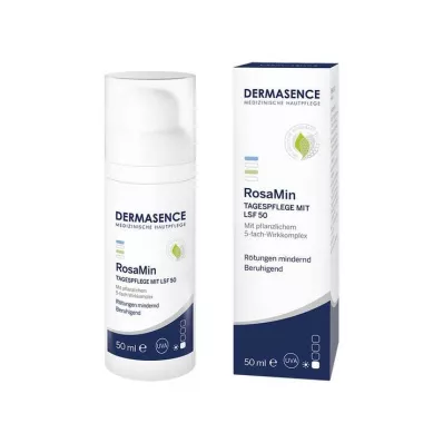 DERMASENCE Émulsion de soin de jour RosaMin LSF 50, 50 ml