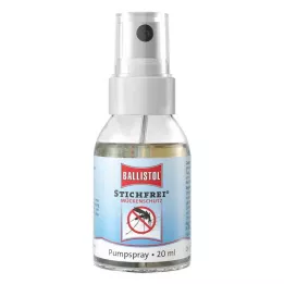 STICHFREI Spray à pompe anti-moustiques, 20 ml
