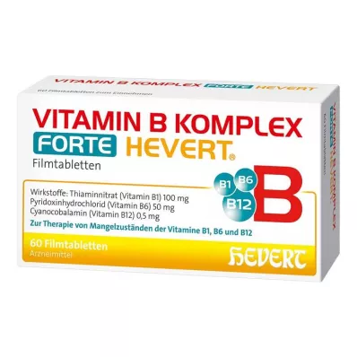 VITAMIN B KOMPLEX forte Hevert comprimés, 60 pc