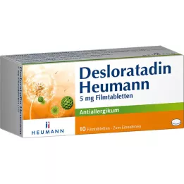 DESLORATADIN Heumann 5 mg comprimés pelliculés, 10 pc