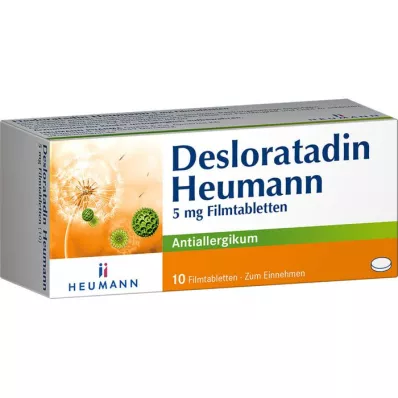DESLORATADIN Heumann 5 mg comprimés pelliculés, 10 pc