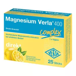 MAGNESIUM VERLA 400 Citron, granules directes, 25 pcs