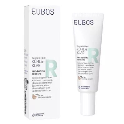 Eubos Cool & Crème Anti-Rougeurs Claire CC LSF 50, 30 ml Eubos Cool & Crème Anti-Rougeurs Claire CC LSF 50, 30 ml
