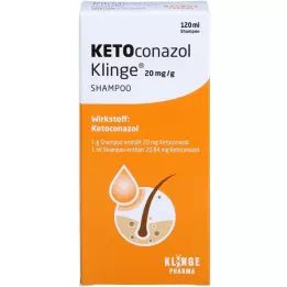 KETOCONAZOL Shampooing Klinge 20 mg/g, 120 ml