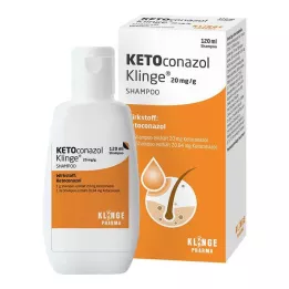 KETOCONAZOL Shampooing Klinge 20 mg/g, 120 ml