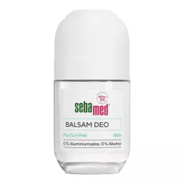 SEBAMED Déodorant baume sans parfum, roll-on, 50 ml