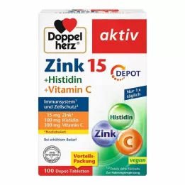 DOPPELHERZ Comprimés Zinc+Histidine à libération prolongée, 100 Comprimés