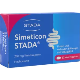 SIMETICON STADA 280 mg capsules molles, 32 pièces