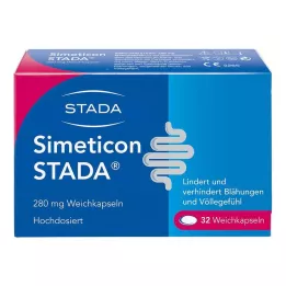 SIMETICON STADA 280 mg capsules molles, 32 pièces