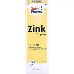 ZINK TROPFEN 15 mg ionisés, 50 ml