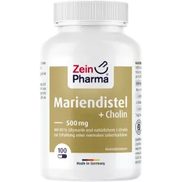 MARIENDISTEL+CHOLIN Gélules 80% Silymarine, 100pcs