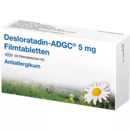 DESLORATADIN ADGC 5 mg Comprimés pelliculés, 50 pc