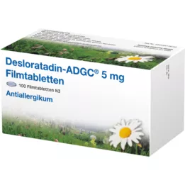 DESLORATADIN-ADGC 5 mg Comprimés pelliculés, 100 pcs