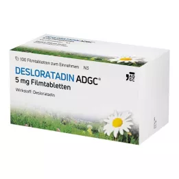 DESLORATADIN-ADGC 5 mg Comprimés pelliculés, 100 pcs