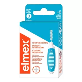 ELMEX Brosses interdentaires ISO Gr.3 0,6 mm bleu, 8 pces