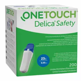 ONE TOUCH Autopiqueur jetable Delica Safety 23 G, 200 pièces