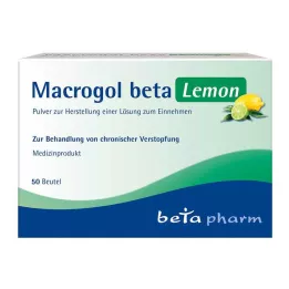 MACROGOL beta Lemon Plv.pour la fabrication dune suspension buvable, 50 pcs