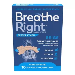 BESSER Atmen Breathe Right nasal normal beige, 10 pces