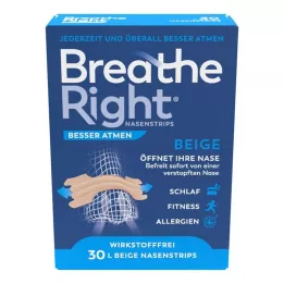 BESSER Atmen Breathe Right nasal patch, grand beige, 30 pces