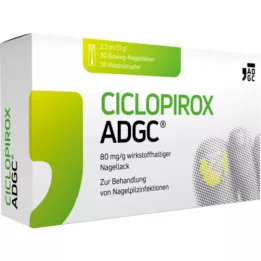 CICLOPIROX ADGC 80 mg/g de substance active, vernis à ongles, 3.3 ml