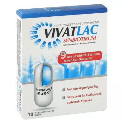 VIVATLAC SYNBIOTIKUM Gélules gastro-résistantes, 10 gélules