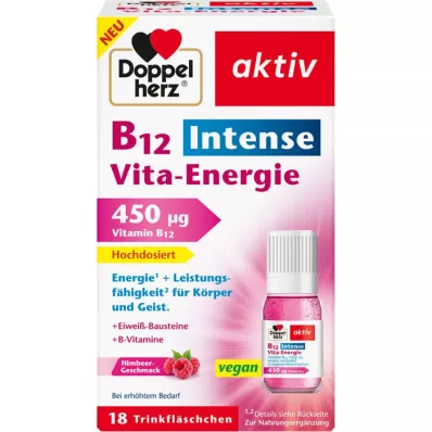 DOPPELHERZ B12 Intense Vita-Energie, 18 capsules