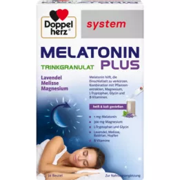 DOPPELHERZ Melatonin Plus, granulés à boire system Btl, 30 pc